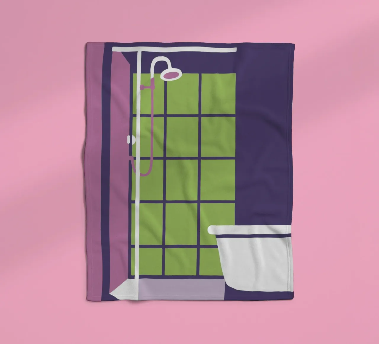 Douche fleecedeken van TRENDY POSTER SHOP