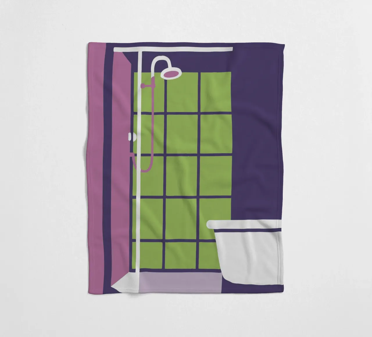 Douche fleecedeken van TRENDY POSTER SHOP