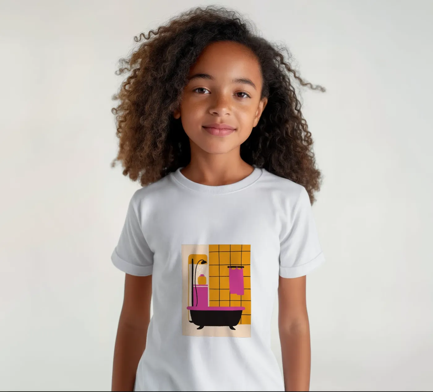 Douche kinder t-shirt van TRENDY POSTER SHOP