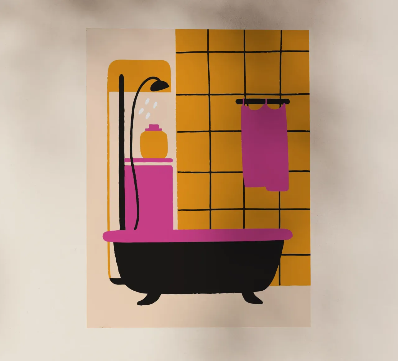 Doccia pellicola backlit da TRENDY POSTER SHOP