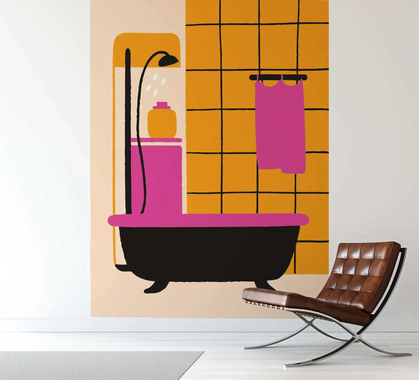 Douche fotobehang van TRENDY POSTER SHOP