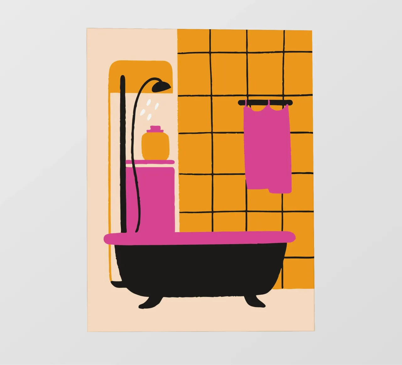 Shower fotobehang van TRENDY POSTER SHOP