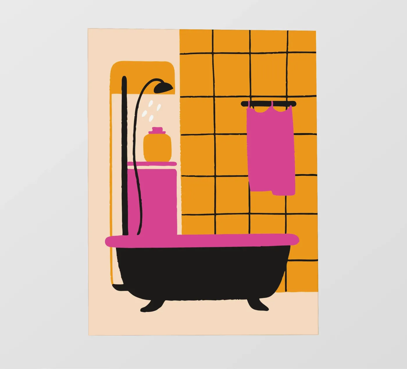 Douche fotobehang van TRENDY POSTER SHOP