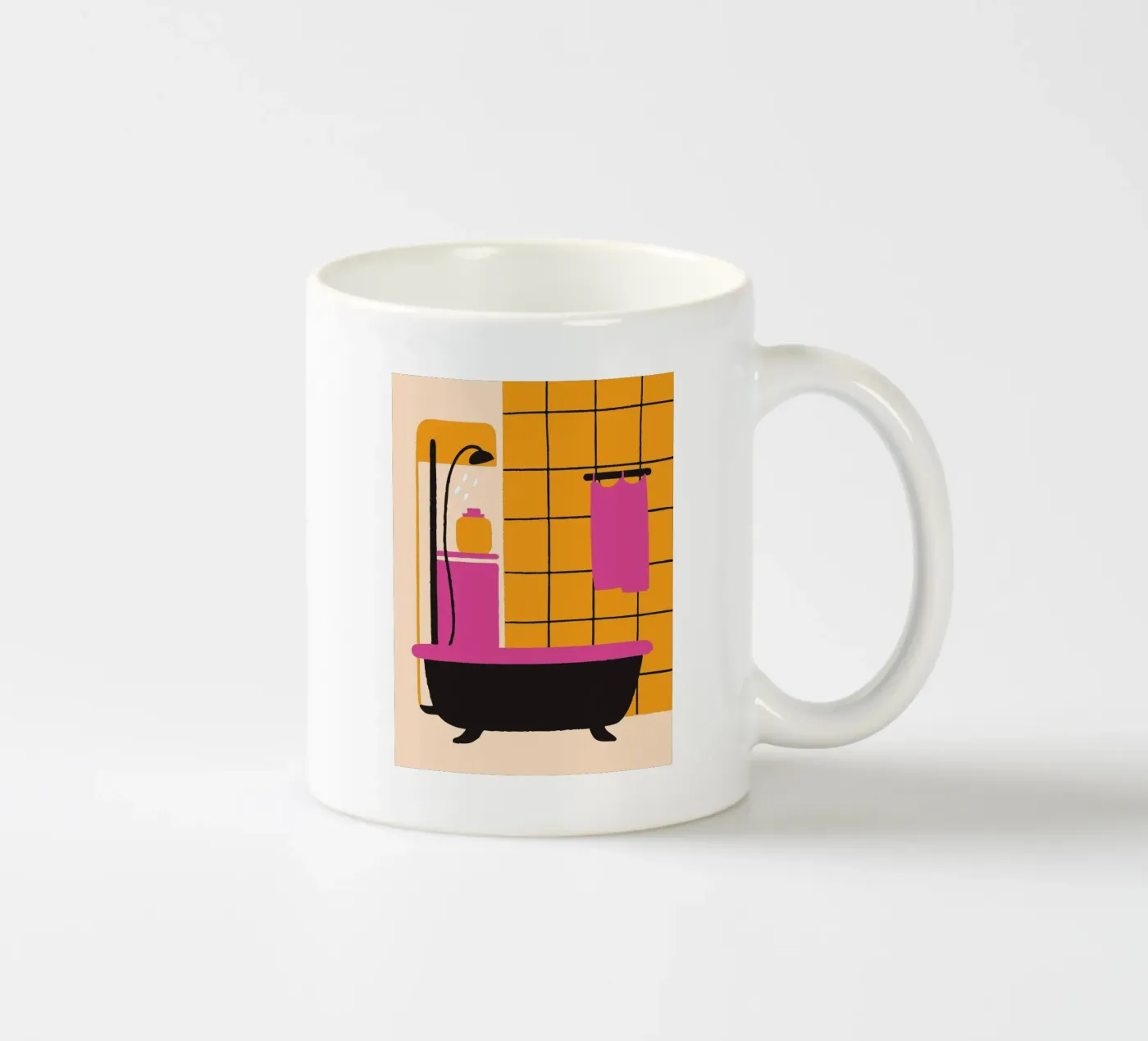 Shower ceramic mug by TRENDY POSTER SHOP