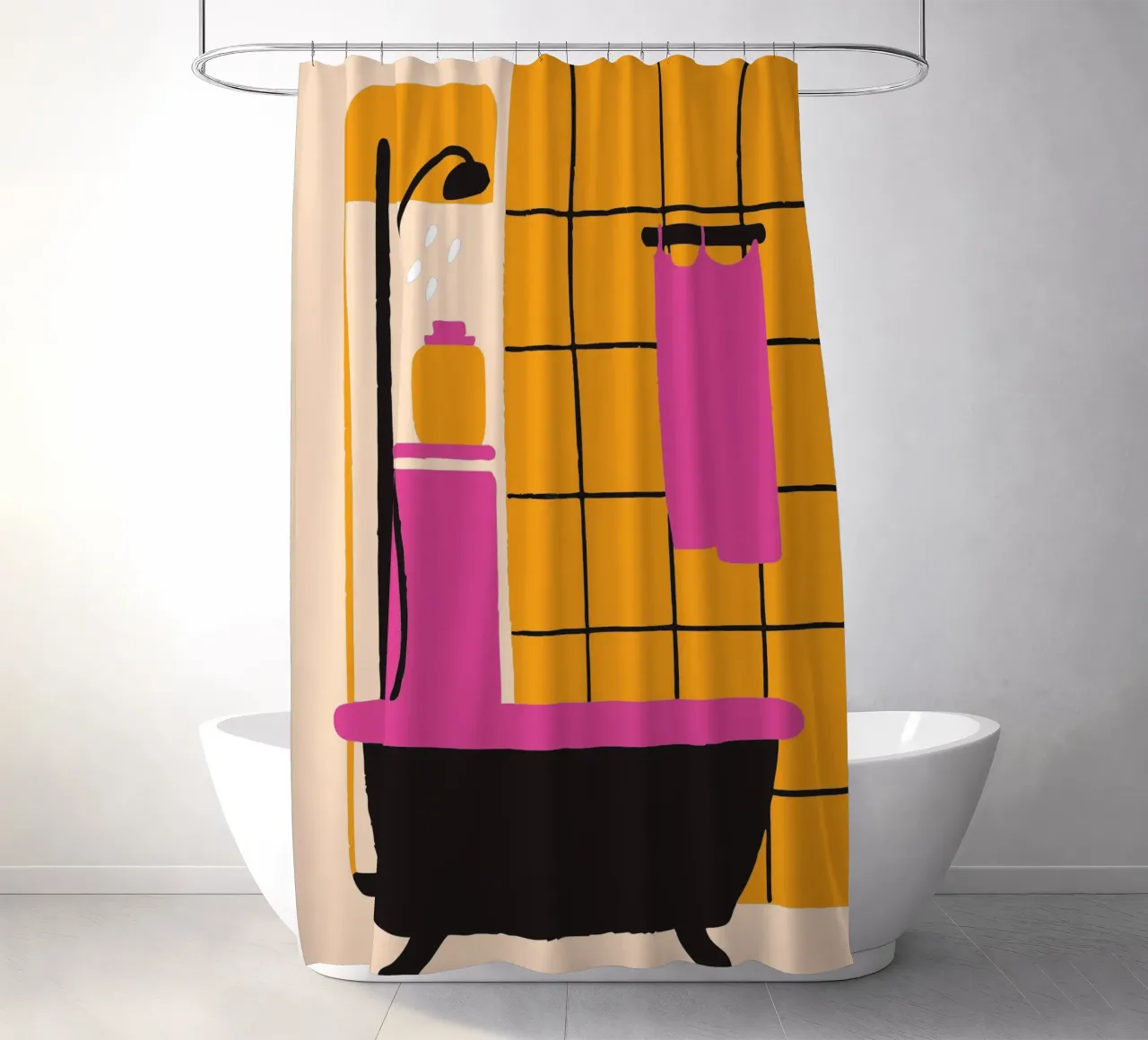 Doccia tenda da doccia da TRENDY POSTER SHOP