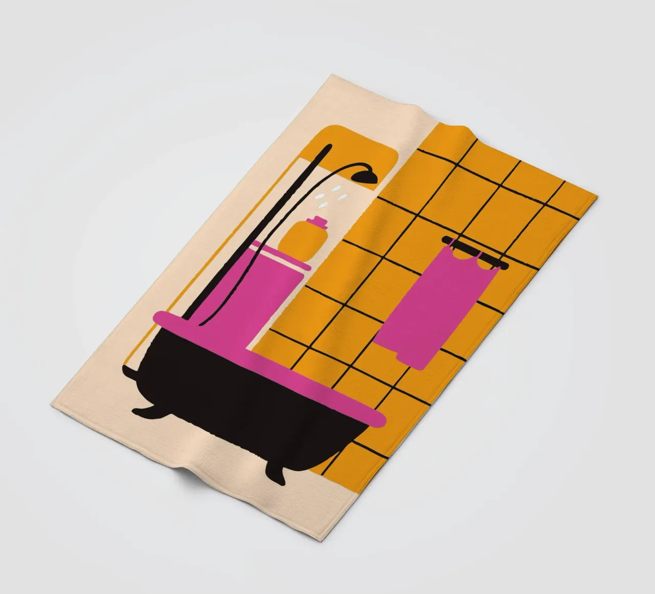 Douche fleecedeken van TRENDY POSTER SHOP