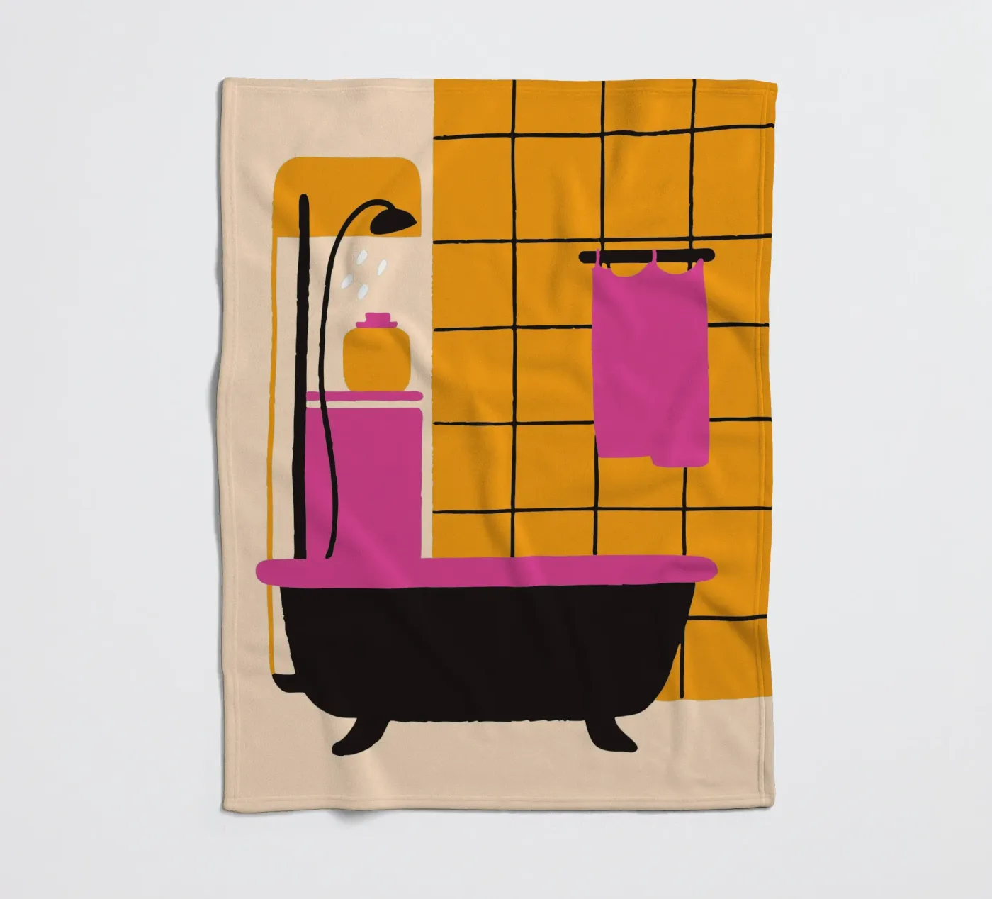Douche fleecedeken van TRENDY POSTER SHOP