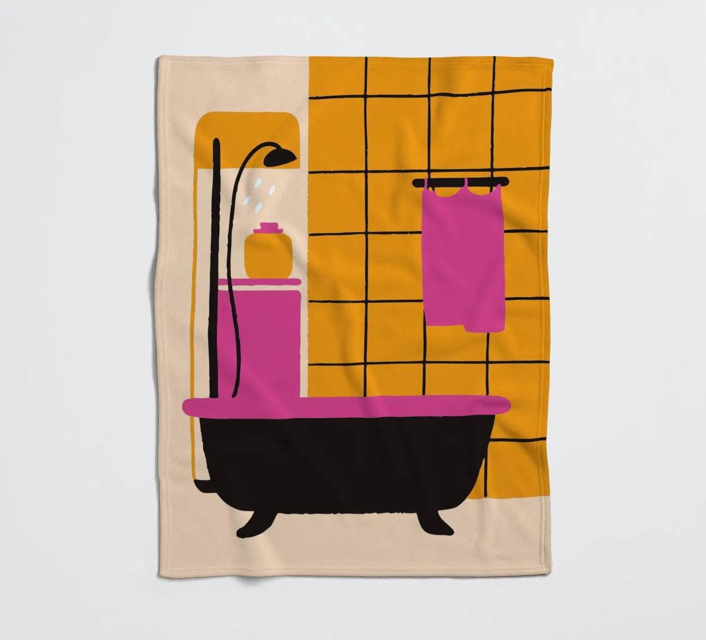 Dusche Fleecedecke von TRENDY POSTER SHOP