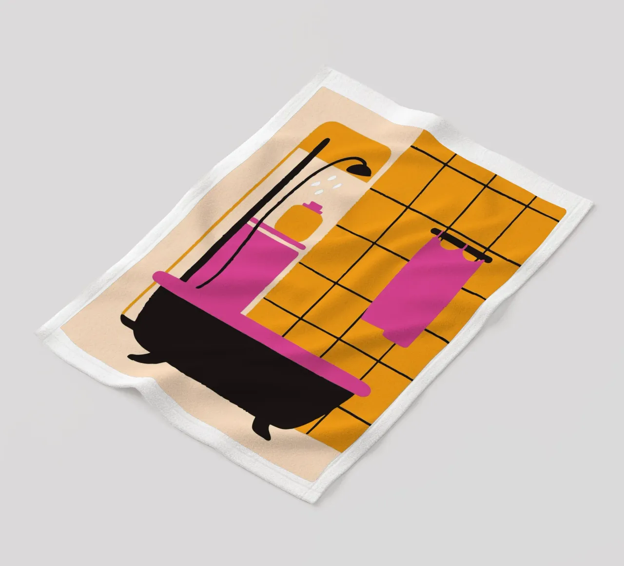 Douche fleecedeken van TRENDY POSTER SHOP