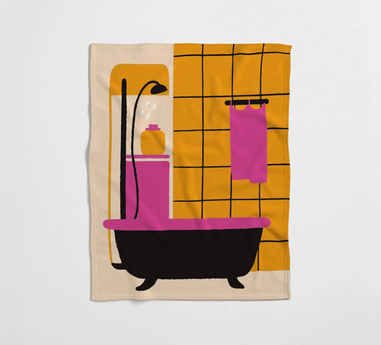 Douche fleecedeken van TRENDY POSTER SHOP