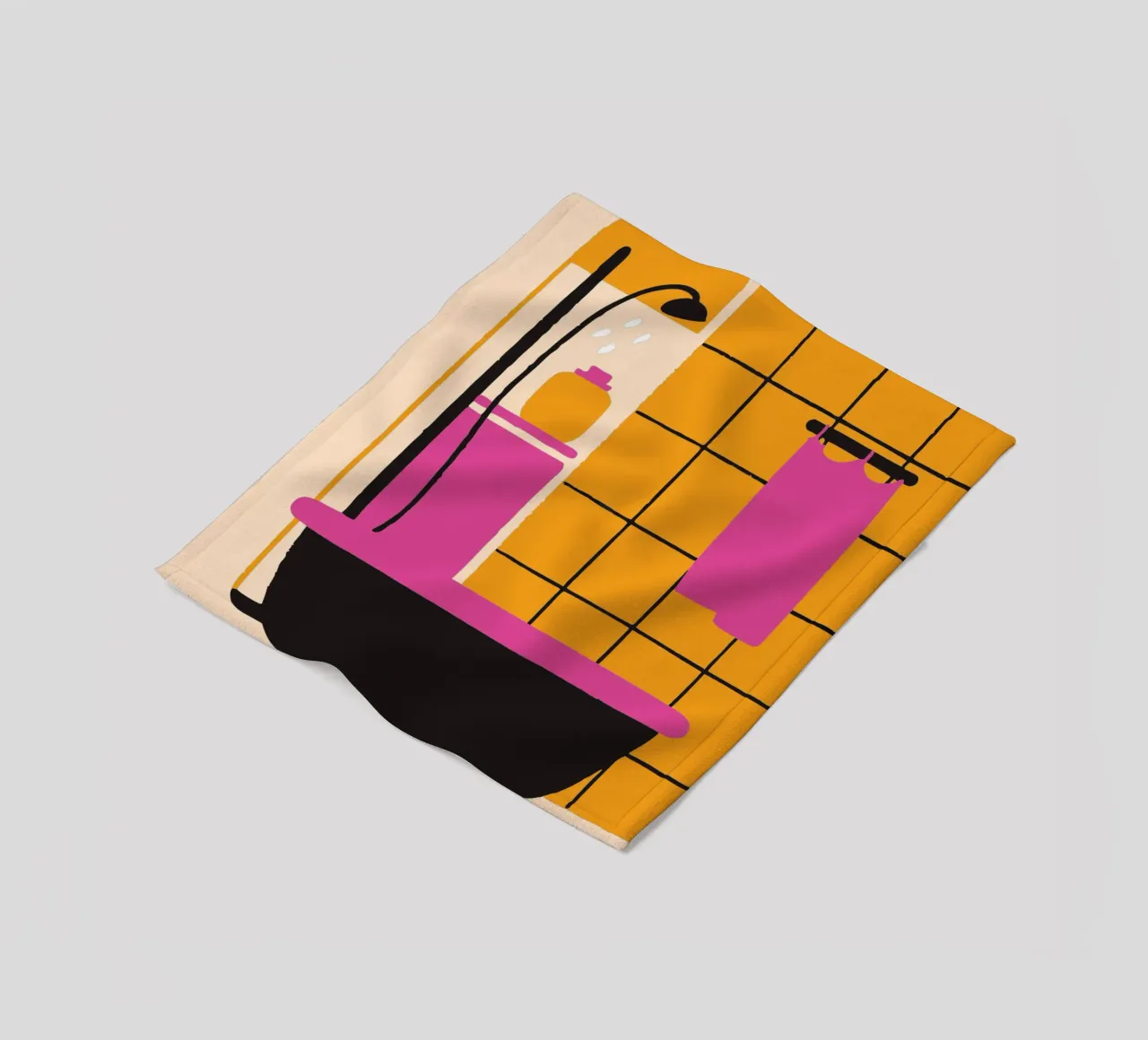 Douche fleecedeken van TRENDY POSTER SHOP