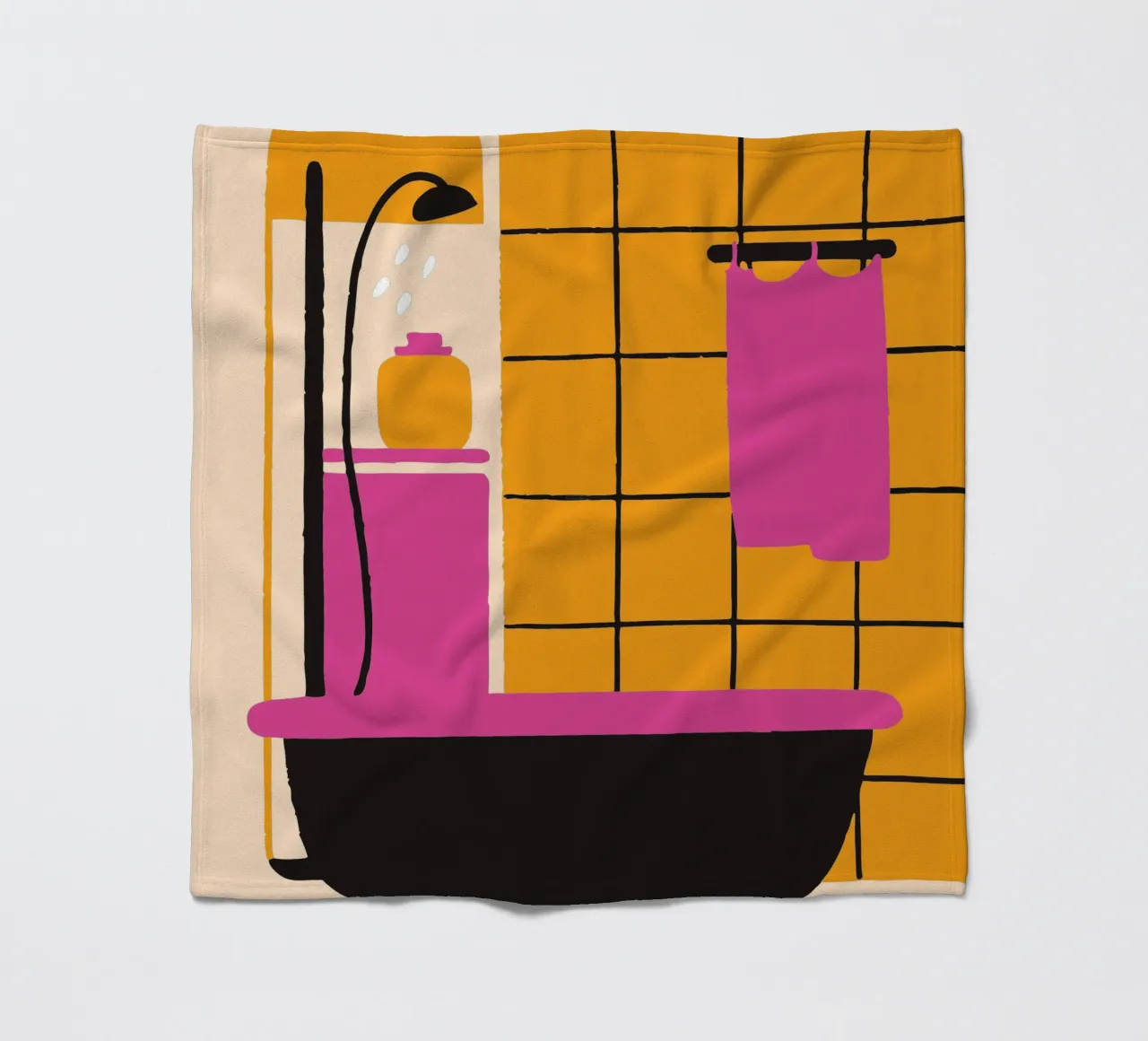 Douche fleecedeken van TRENDY POSTER SHOP