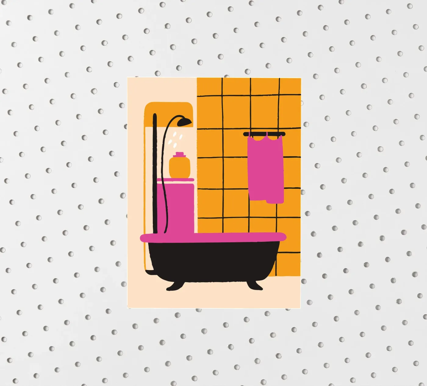Douche sticker van TRENDY POSTER SHOP