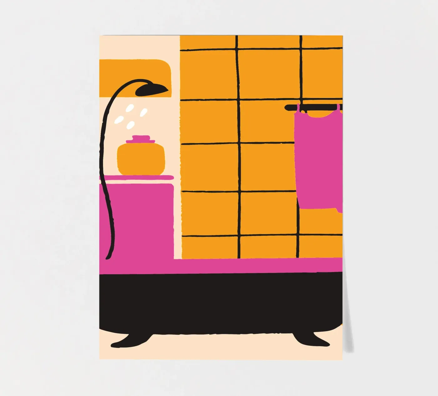 Shower sticker sheet by TRENDY POSTER SHOP