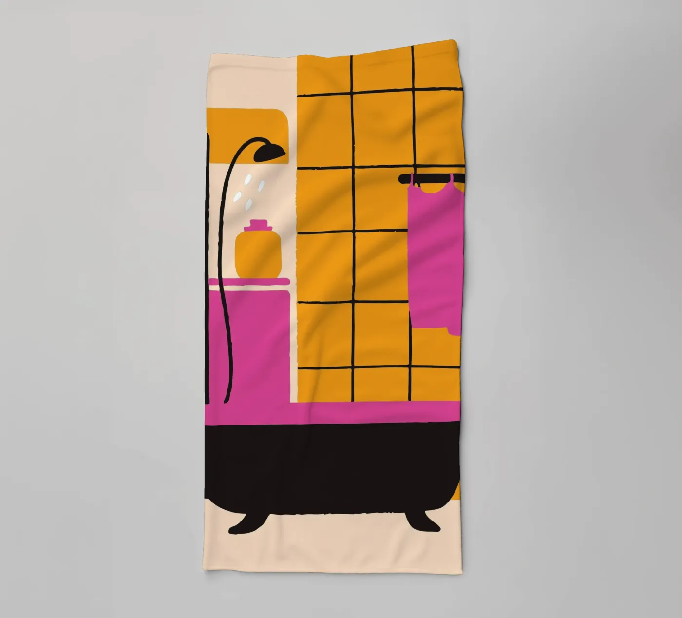Douche badhanddoek van TRENDY POSTER SHOP