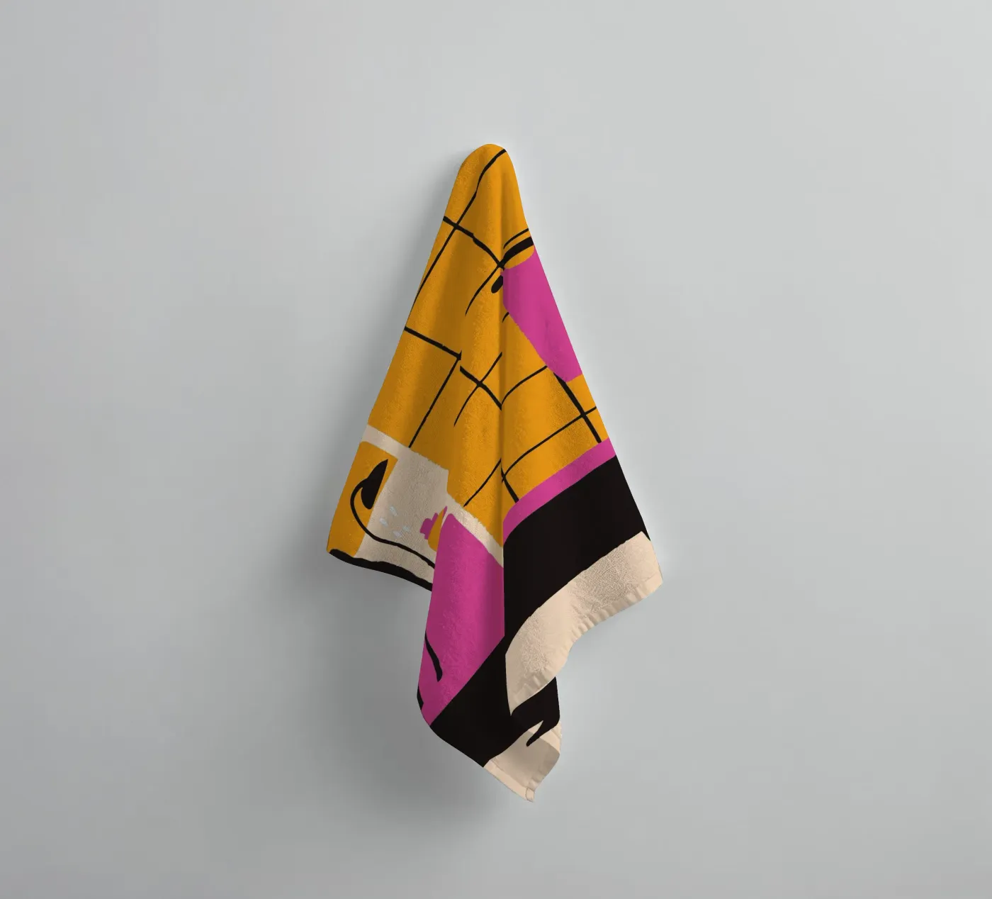 Douche badhanddoek van TRENDY POSTER SHOP