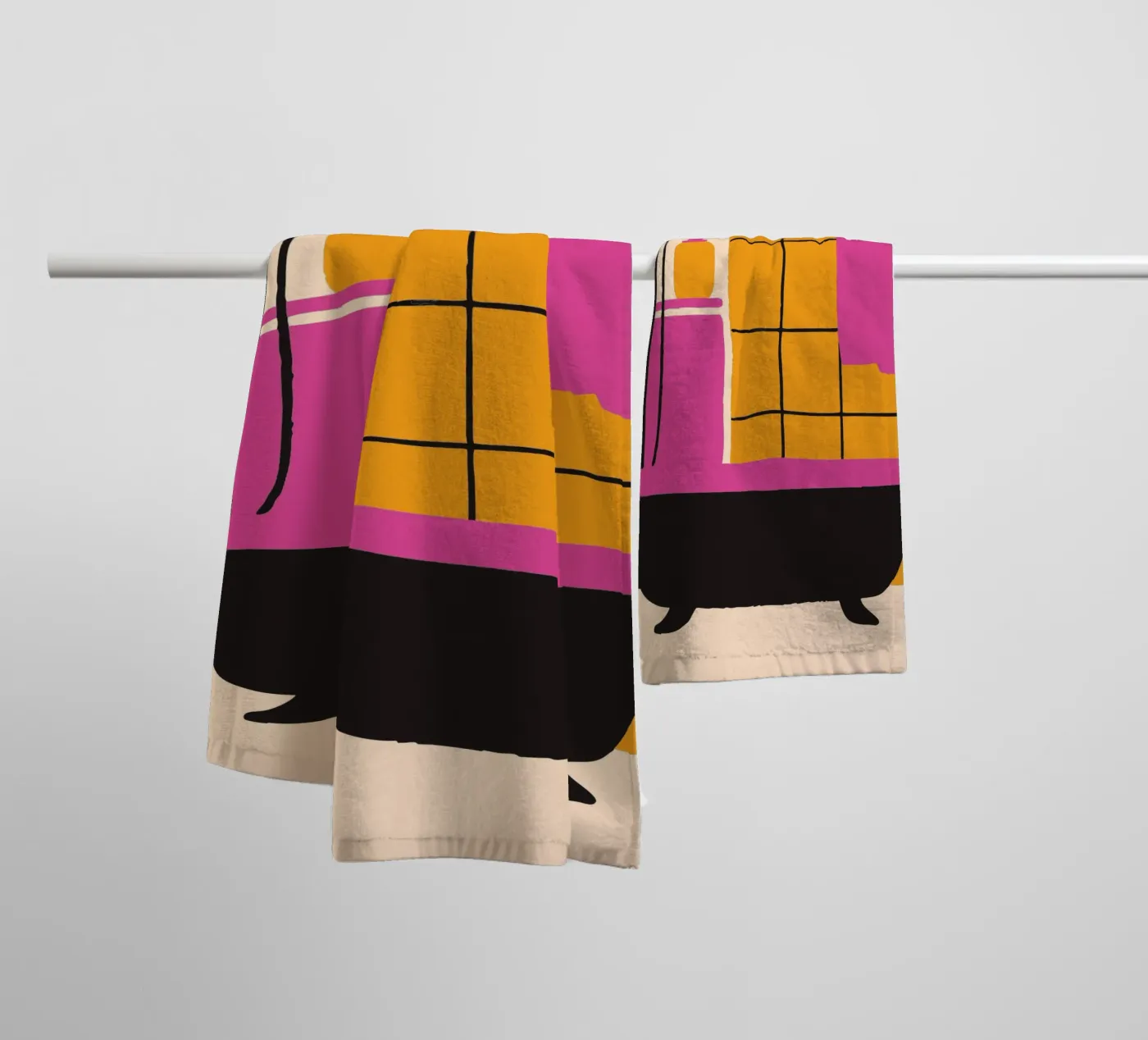 Douche badhanddoek van TRENDY POSTER SHOP