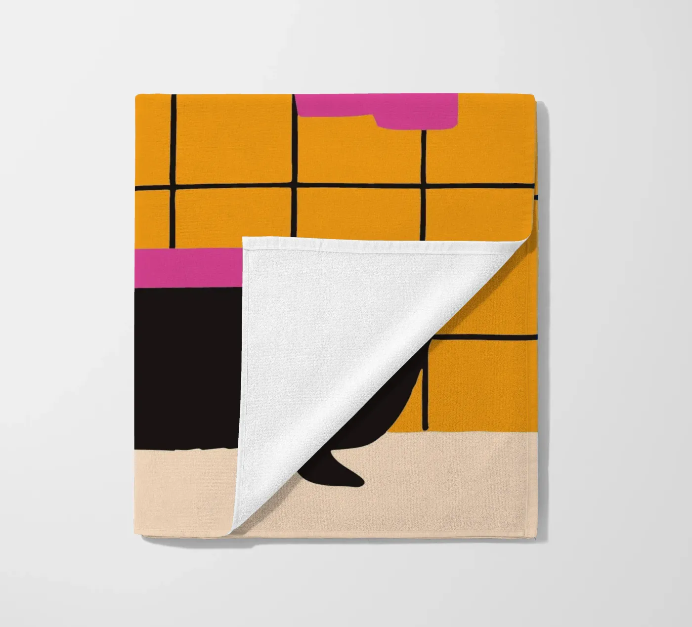 Douche strandhanddoek van TRENDY POSTER SHOP