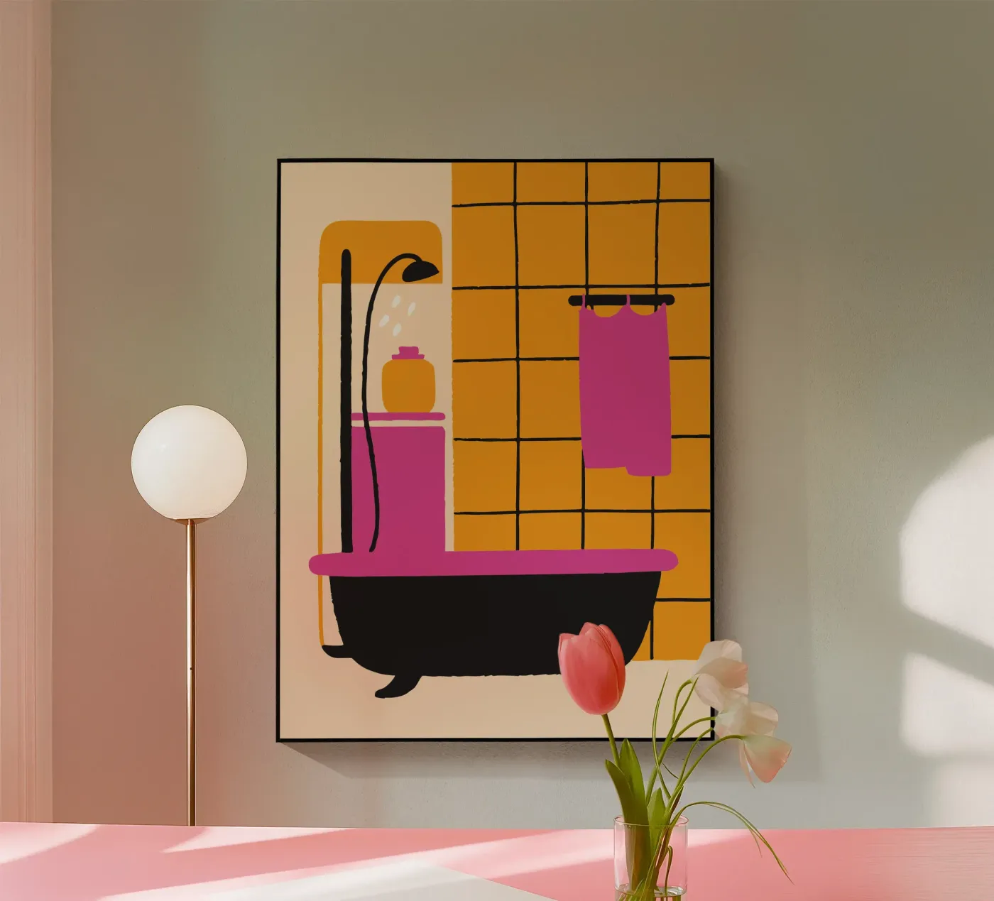 Shower acrylic glass by TRENDY POSTER SHOP