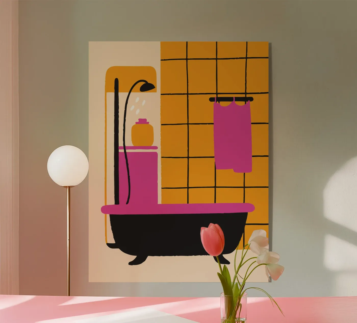 Shower acrylic glass by TRENDY POSTER SHOP