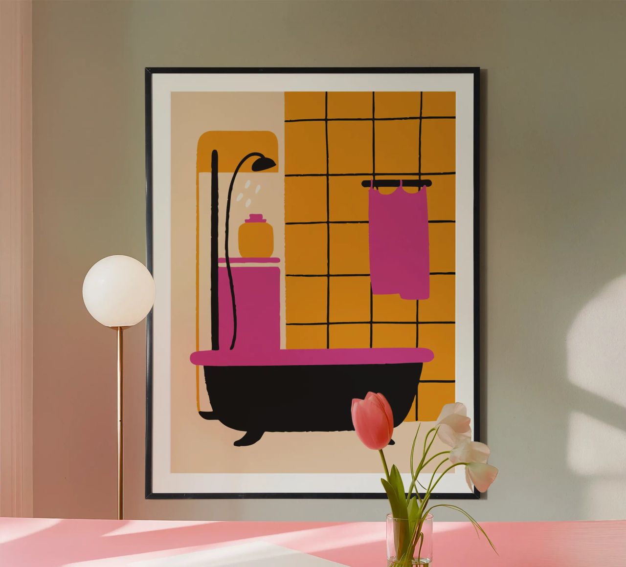 Douche poster de UNIQUE SHOP