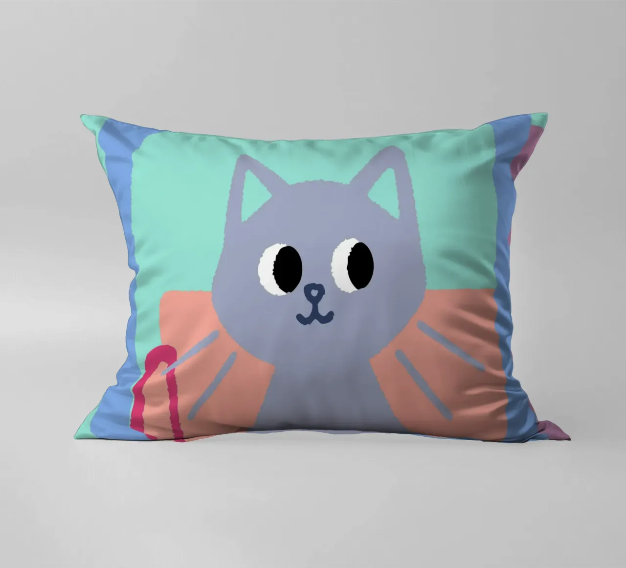 Gatti in televisione cuscino da TRENDY POSTER SHOP
