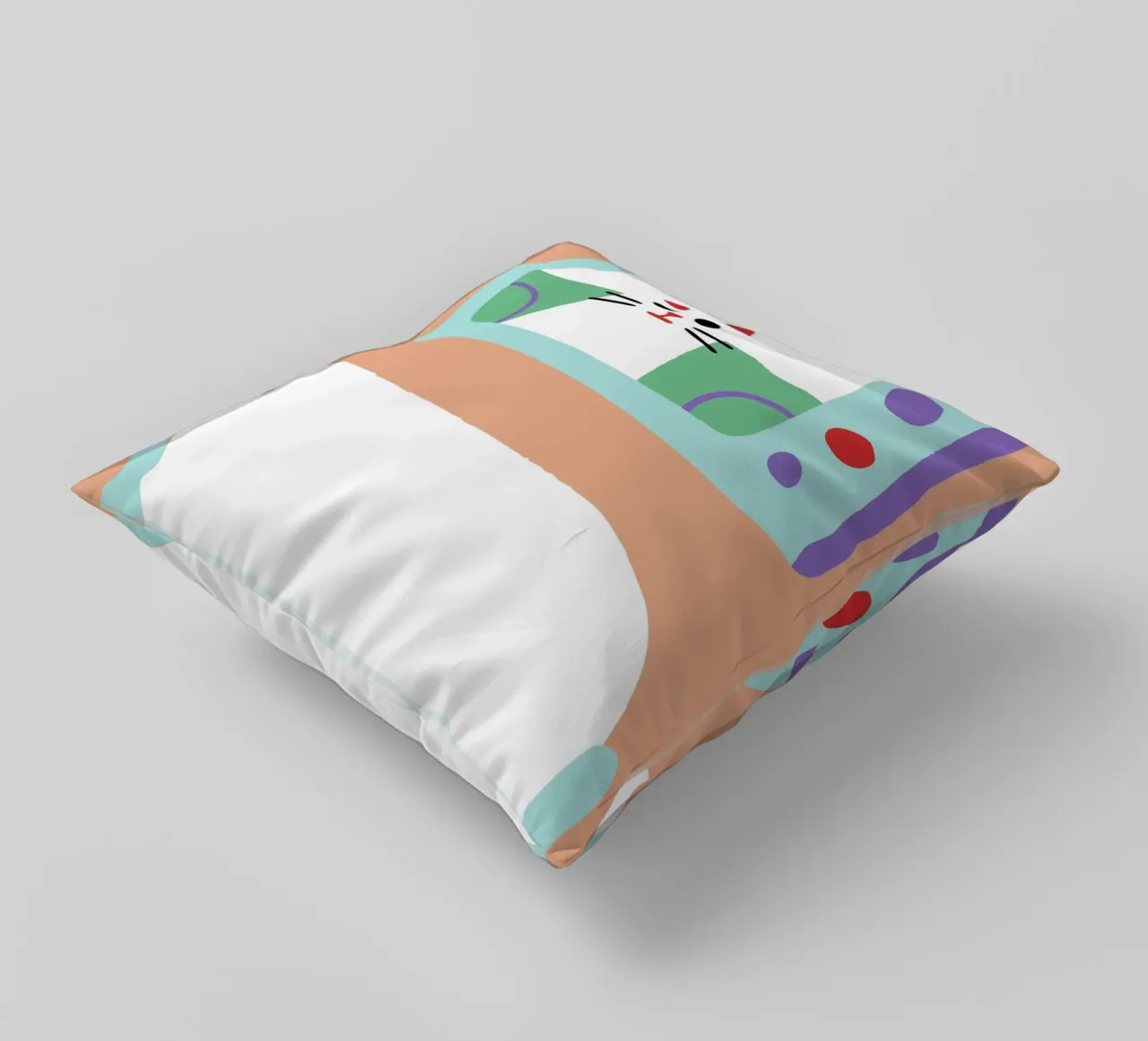 Gatti in televisione cuscino da TRENDY POSTER SHOP