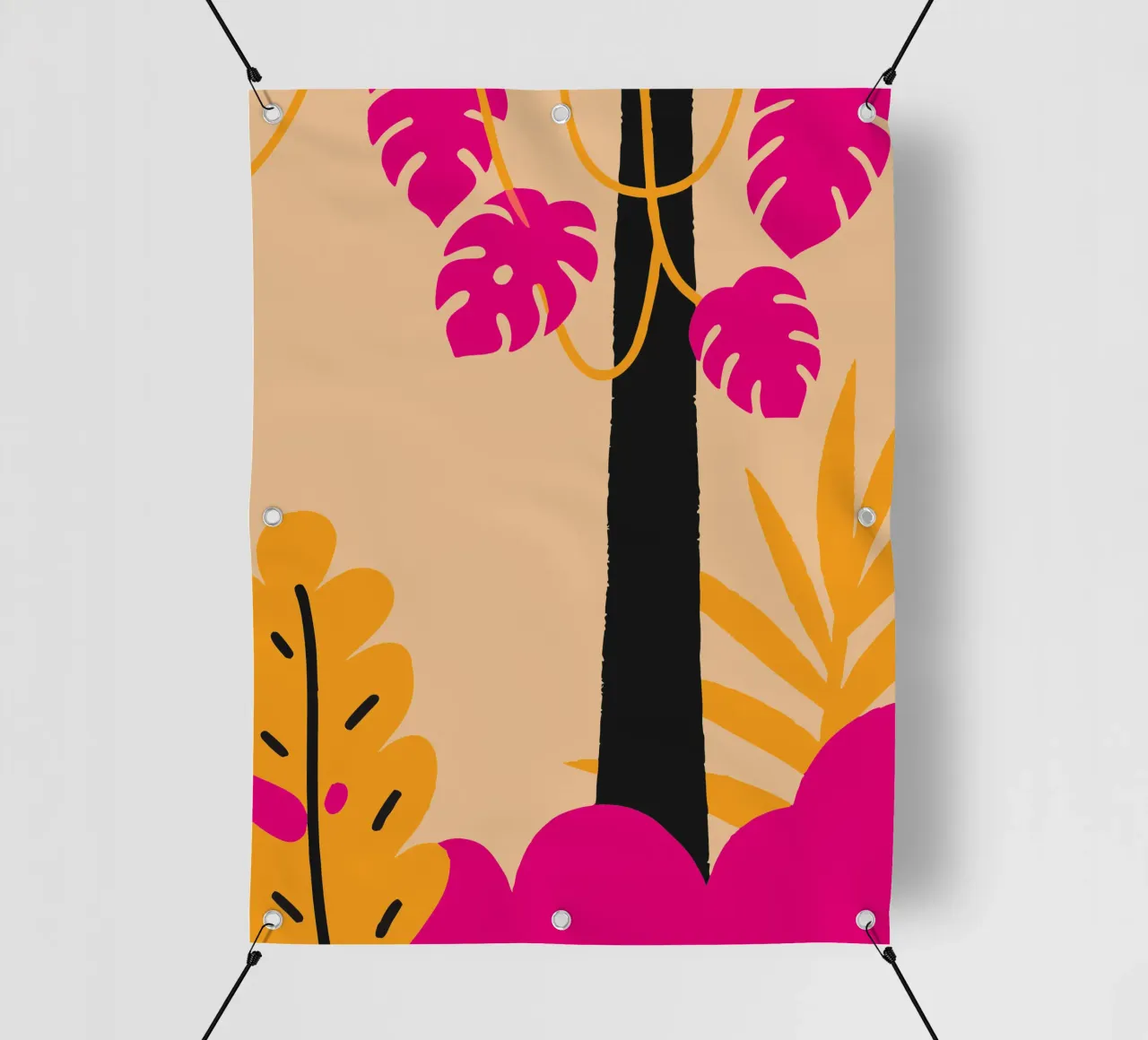 Piante di Monstera telo in pvc da TRENDY POSTER SHOP
