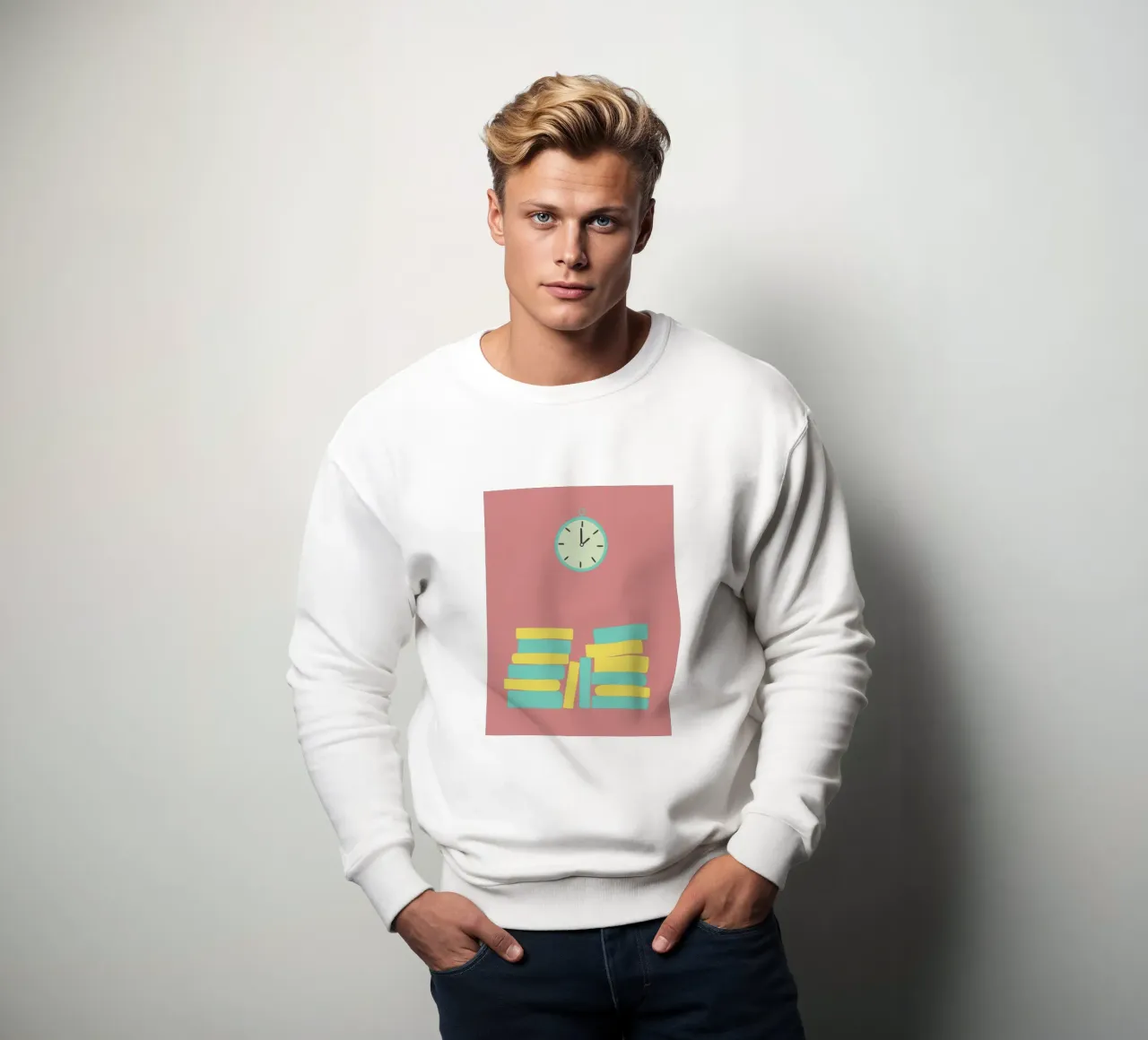 Orologio e libro felpa da TRENDY POSTER SHOP