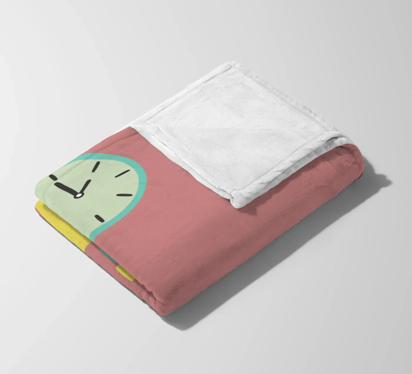 Orologio e libro coperta in pile da TRENDY POSTER SHOP