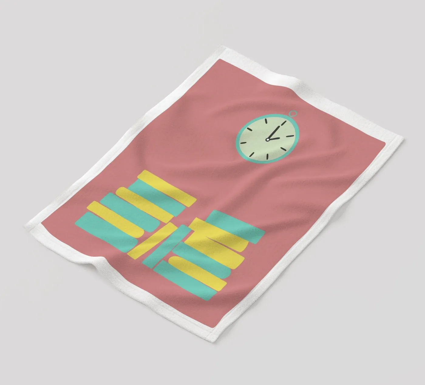 Orologio e libro coperta in pile da TRENDY POSTER SHOP