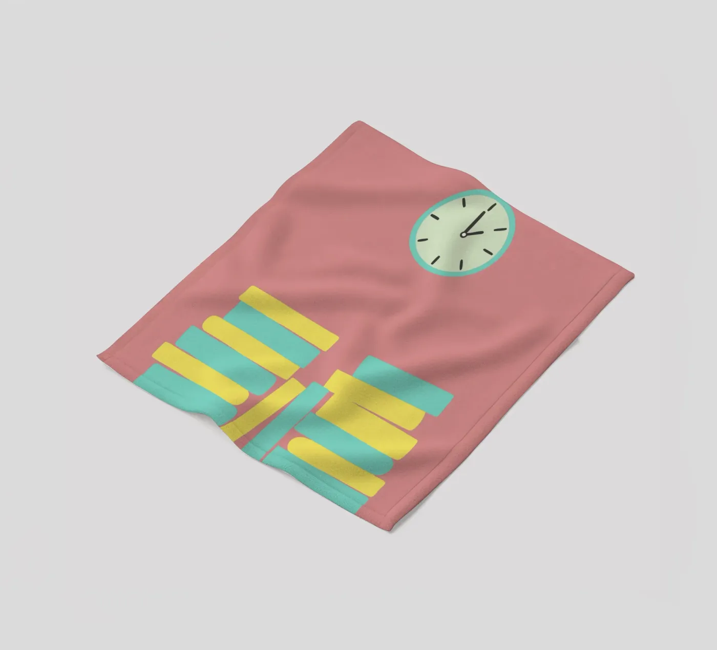 Orologio e libro coperta in pile da TRENDY POSTER SHOP