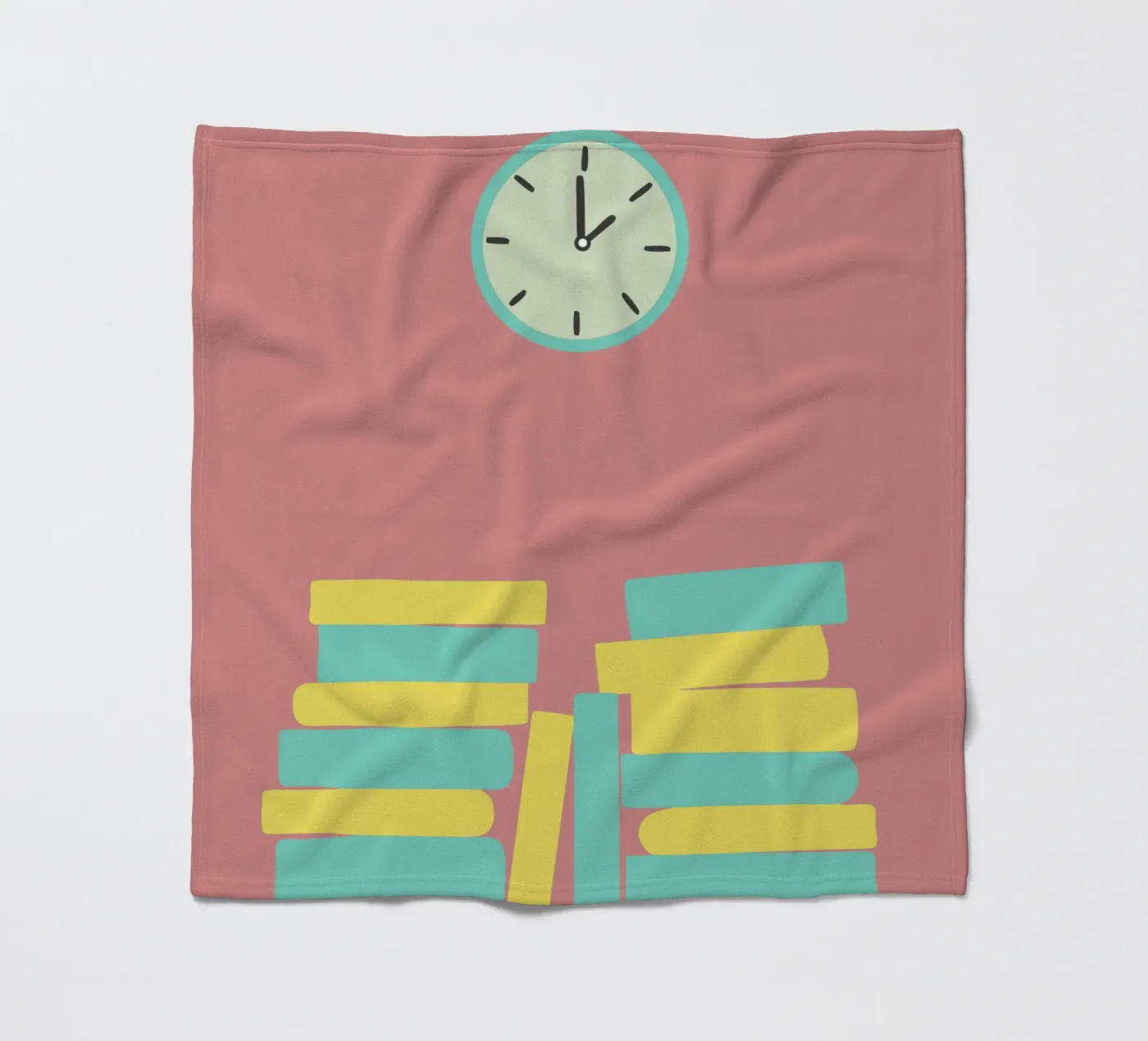 Orologio e libro coperta in pile da TRENDY POSTER SHOP