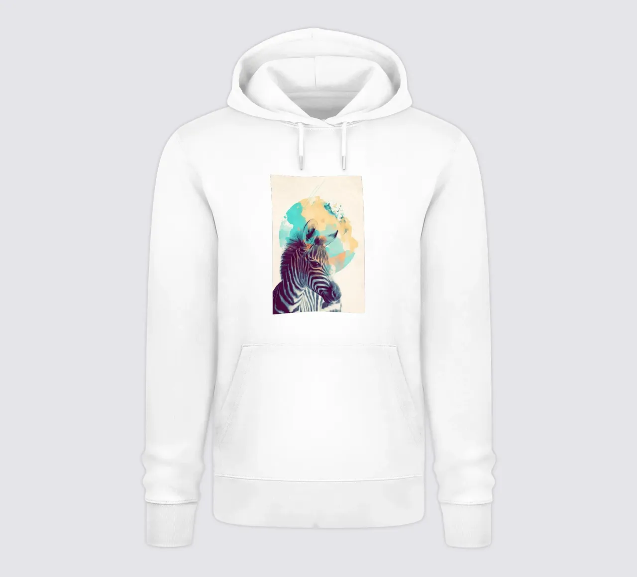 amy hamilton zebra art print hoodie by kbm store
