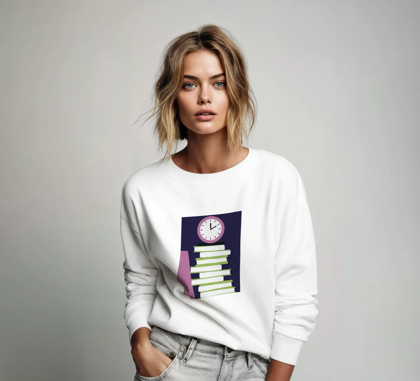 Orologio e libro felpa da TRENDY POSTER SHOP