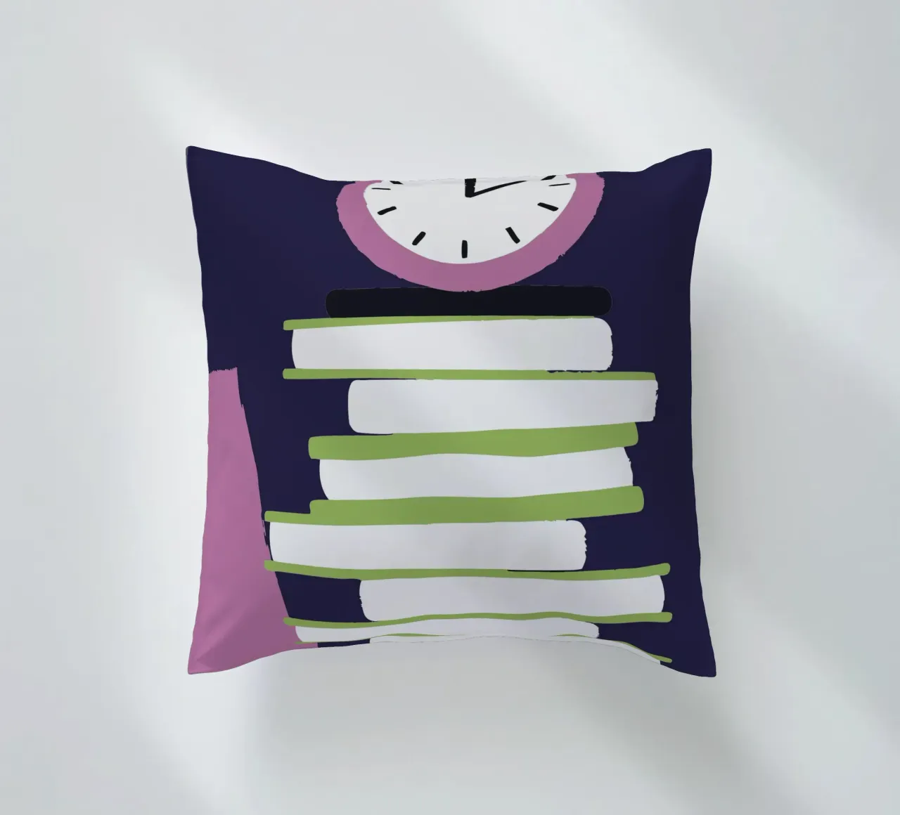 Orologio e libro cuscino da TRENDY POSTER SHOP