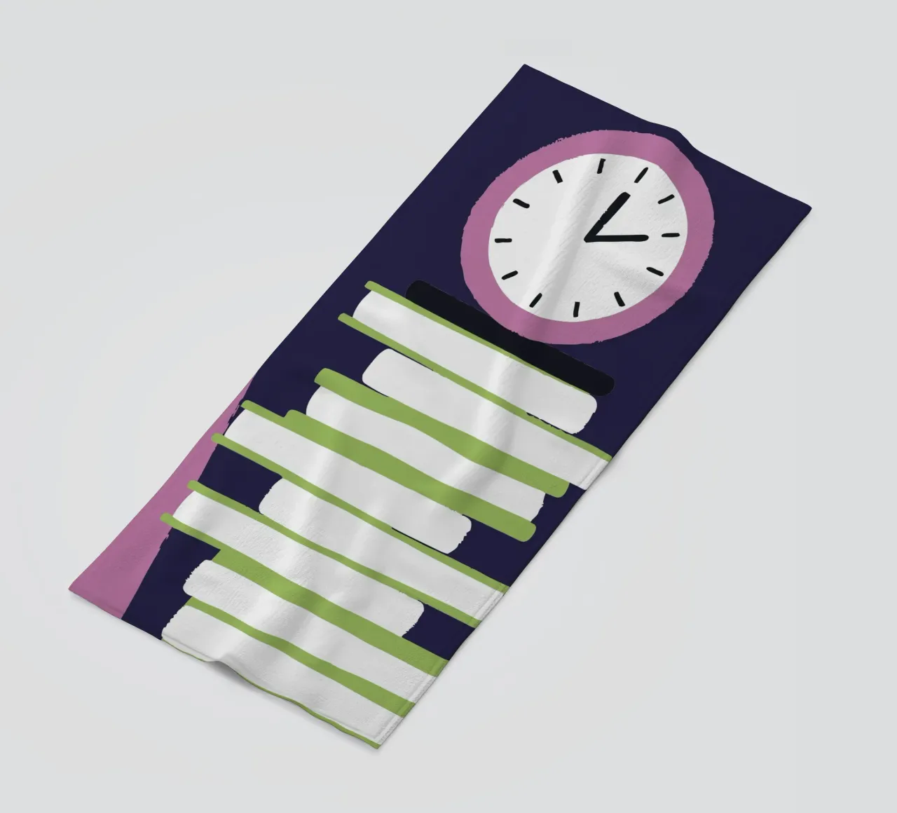 Orologio e libro telo mare da TRENDY POSTER SHOP