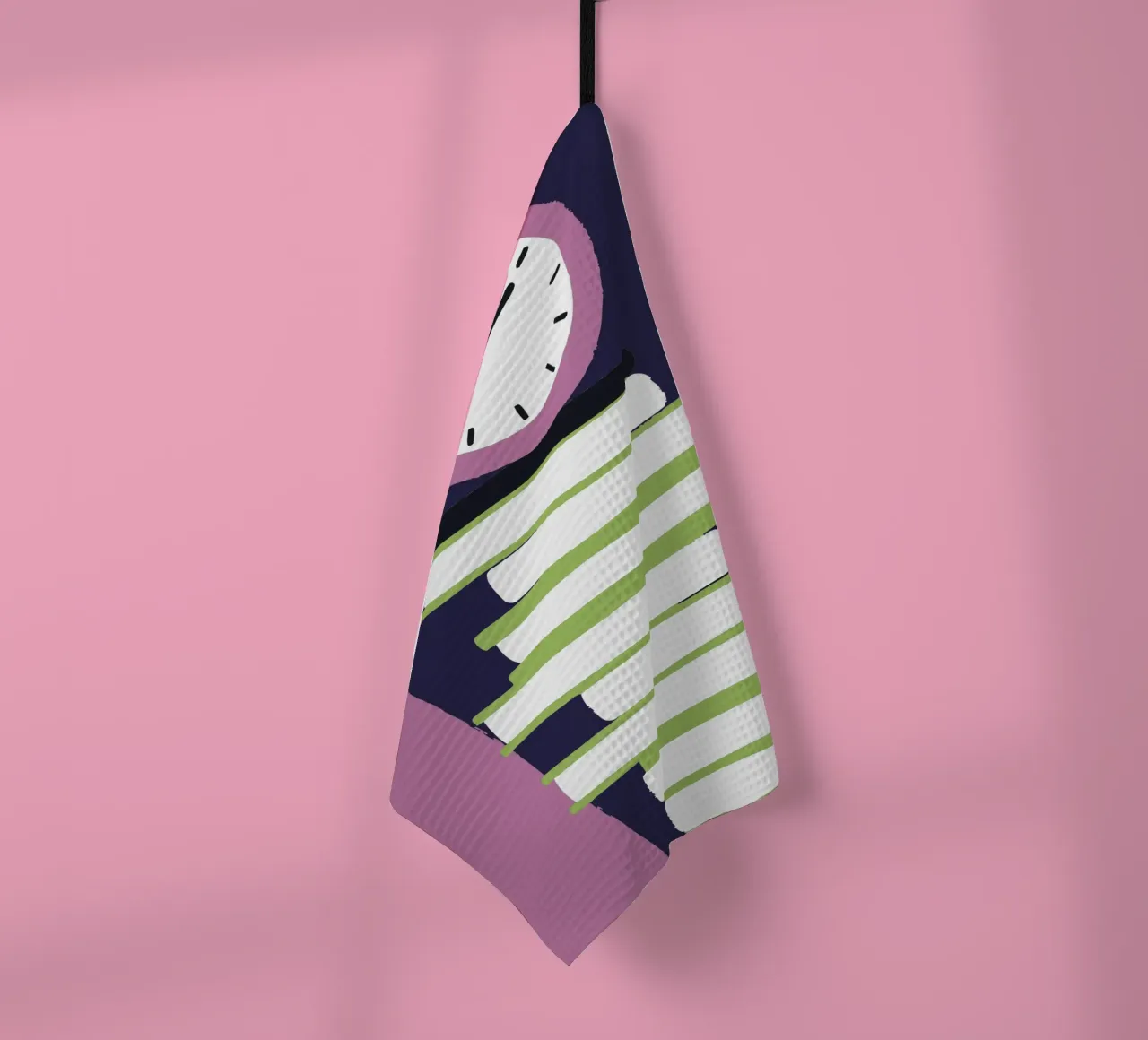 Orologio e libro canovaccio da cucina da TRENDY POSTER SHOP