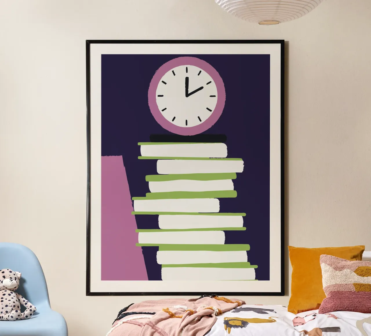 Orologio e libro poster da TRENDY POSTER SHOP