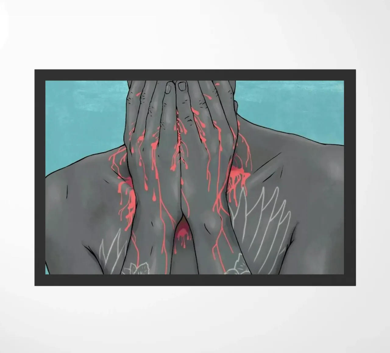 Boy Oh Boy deurmat van Laura O'Connor