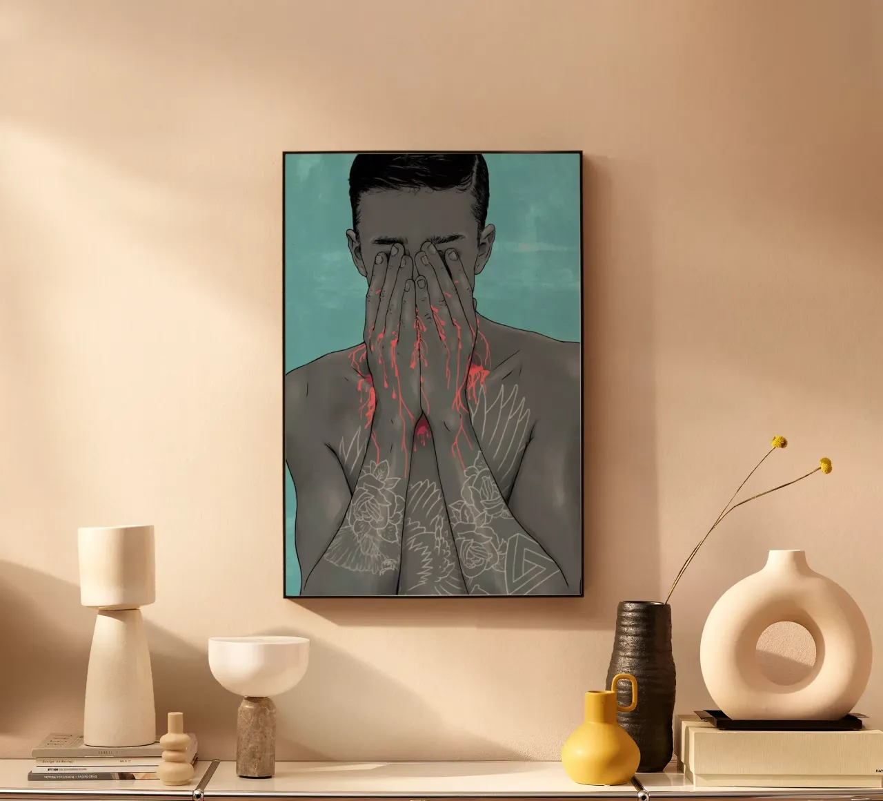 Boy Oh Boy plexiglass da Laura O'Connor