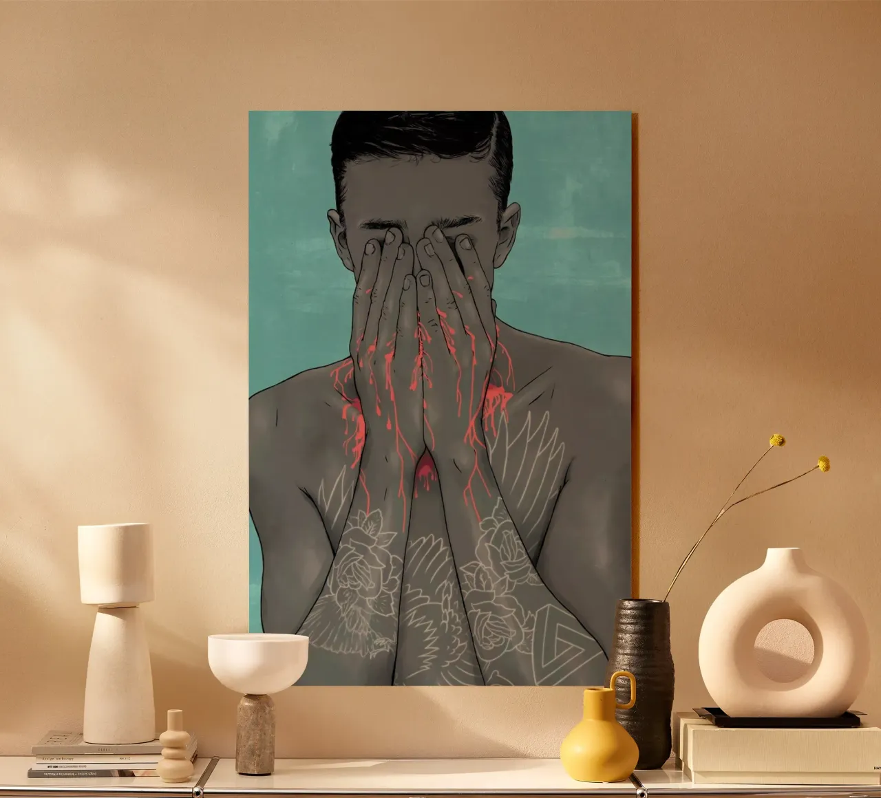 Boy Oh Boy plexiglass da Laura O'Connor