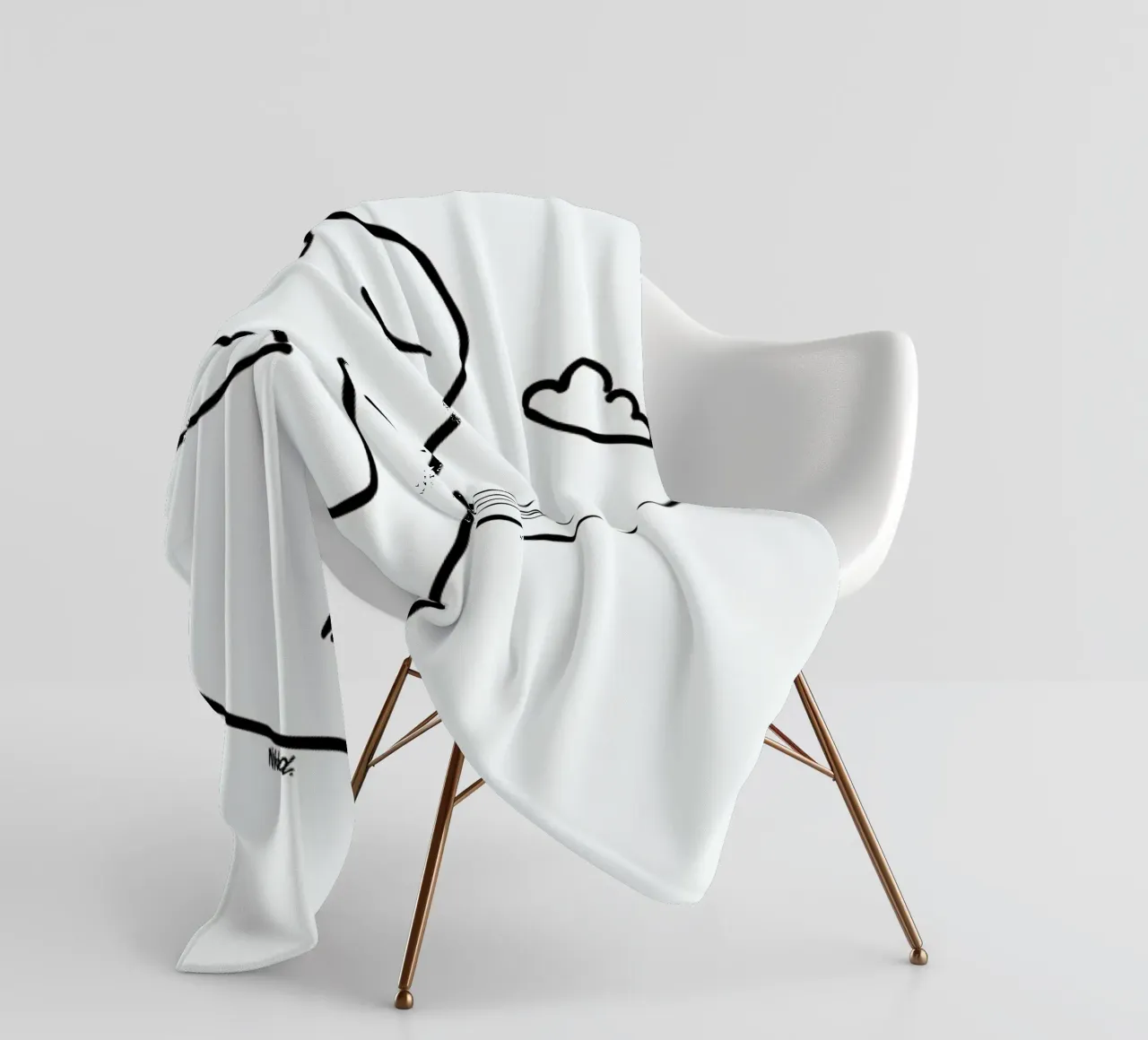 My Sun fleece blanket by Ninhol