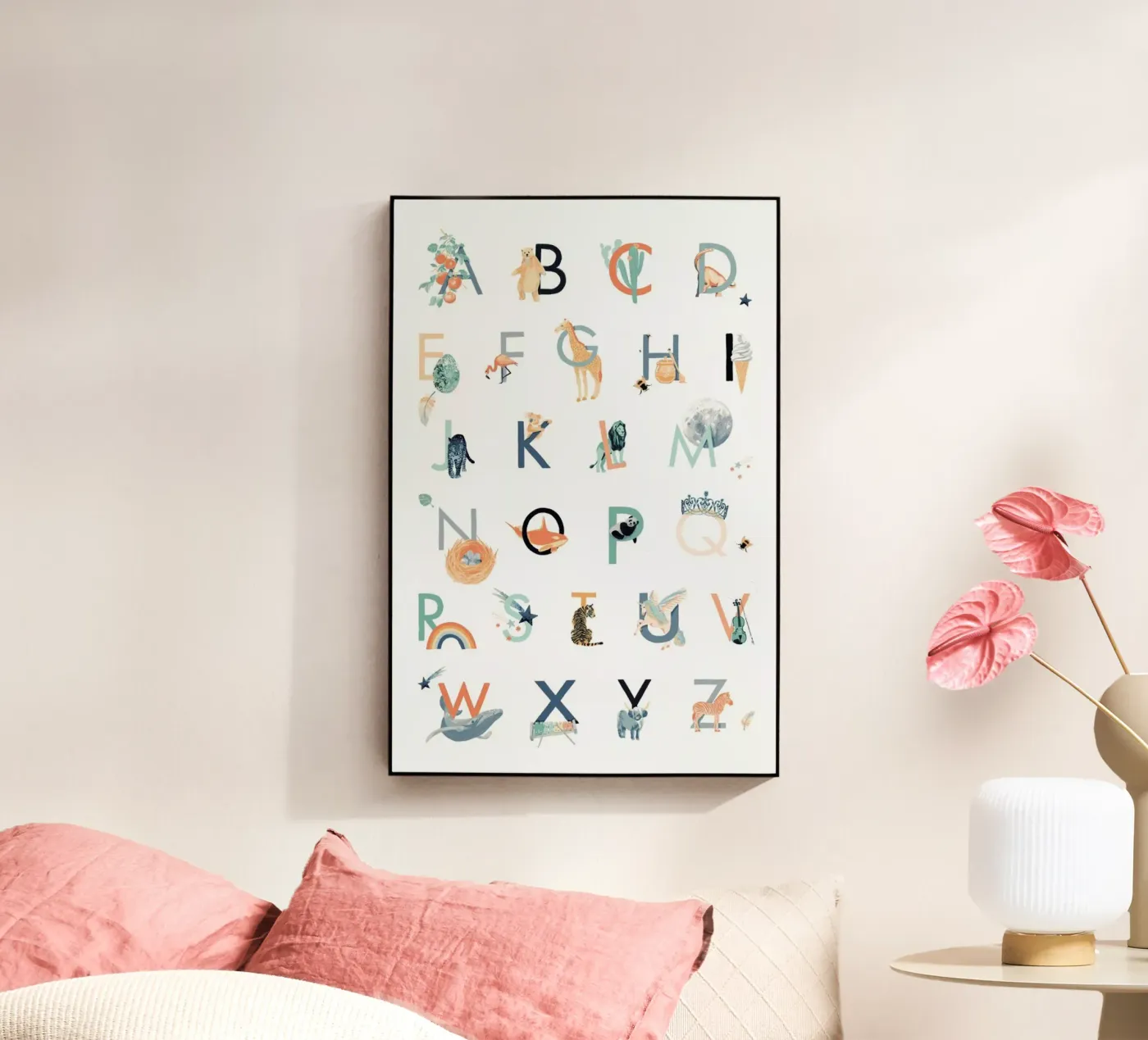 Alphabet plexiglas de Goed Blauw