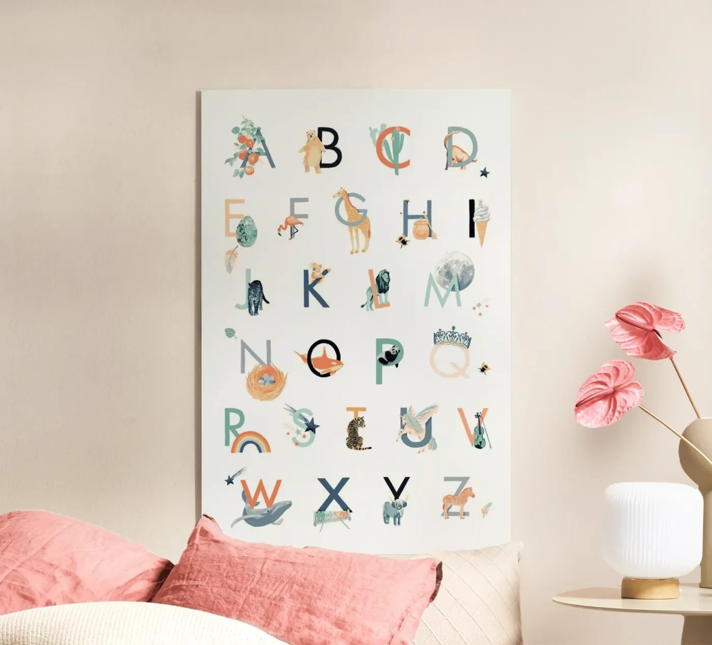 Alphabet plexiglas de Goed Blauw