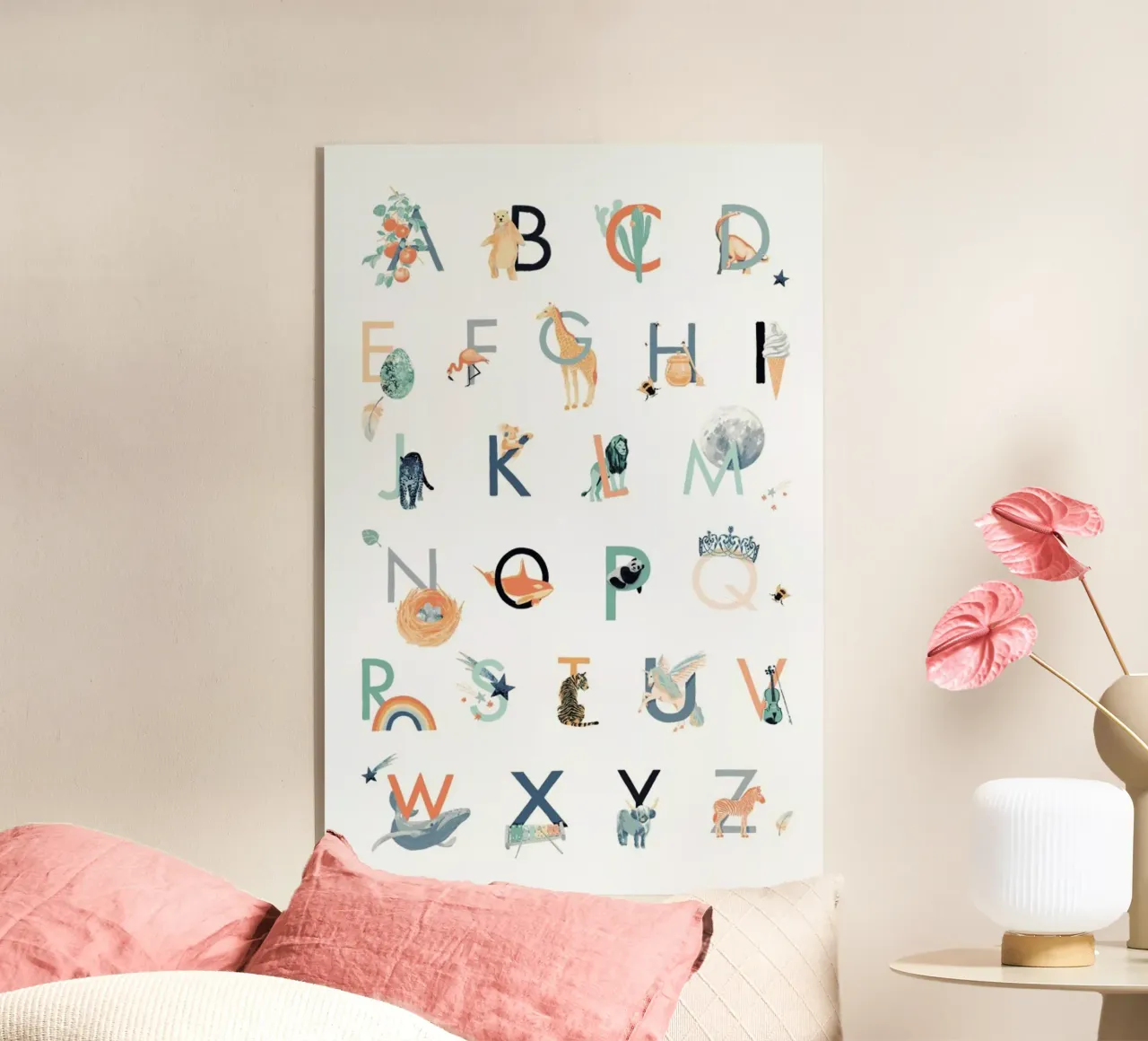 Alphabet plexiglass da Goed Blauw