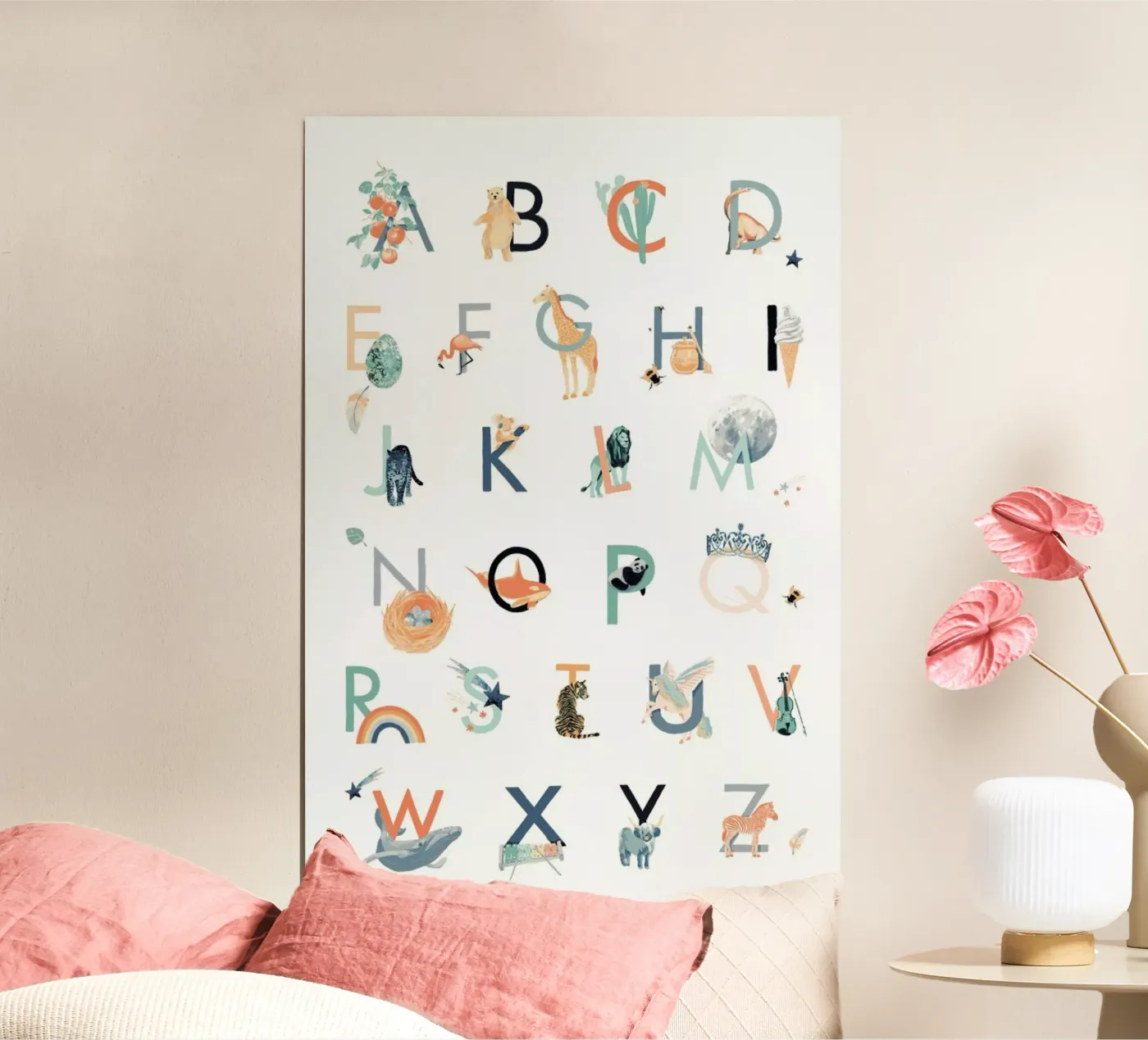 Alphabet poster de Goed Blauw