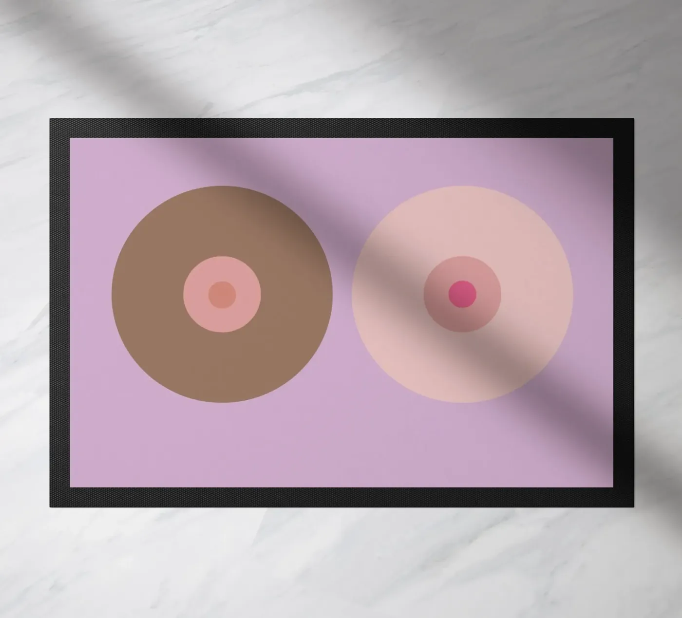 boobs Fußmatte von FRICKE DESIGN