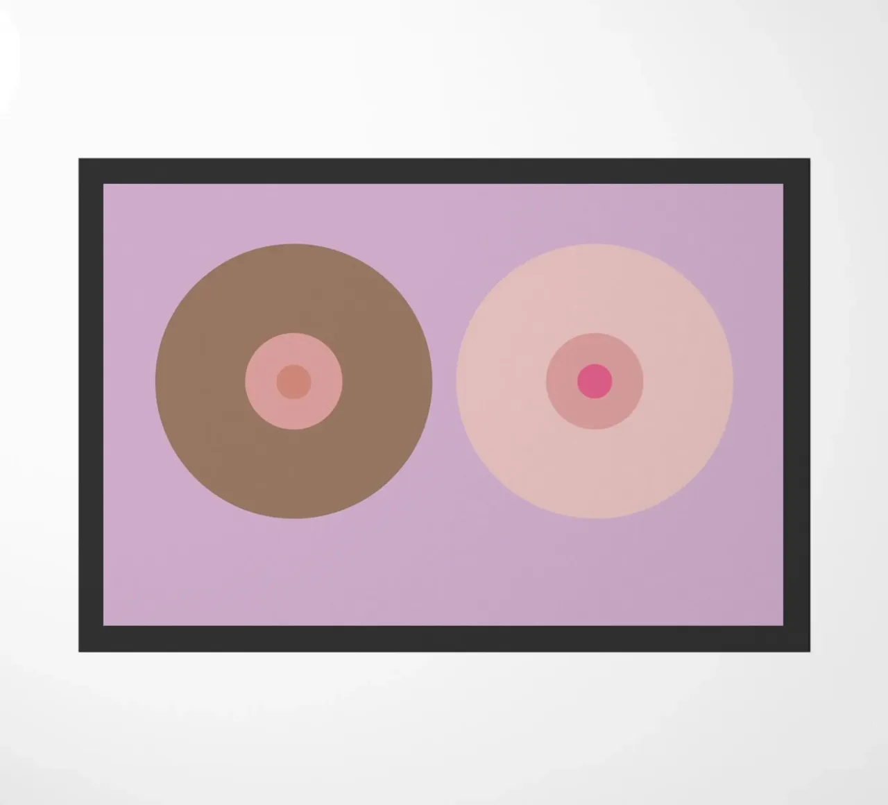 boobs Fußmatte von FRICKE DESIGN