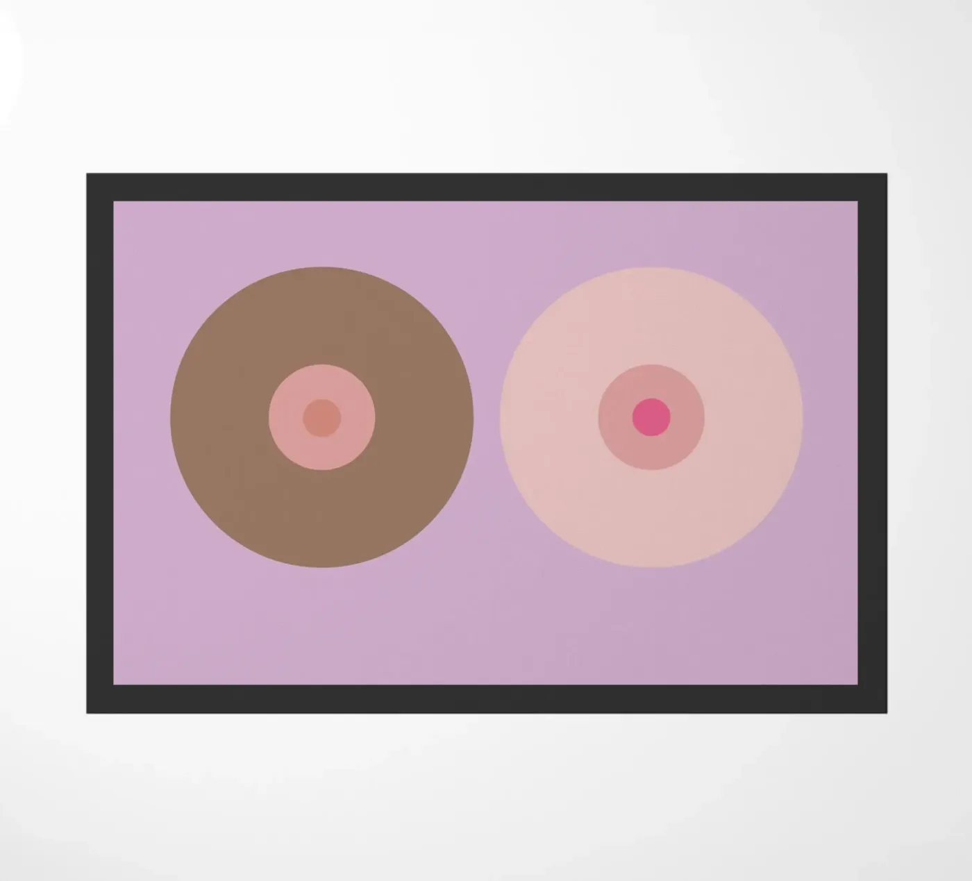 boobs Fußmatte von FRICKE DESIGN